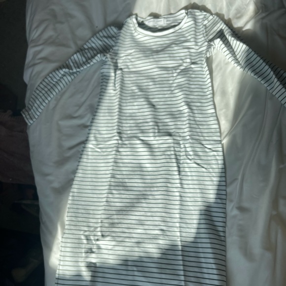 Sonnet James white stripe dress. Size xs - Picture 2 of 4